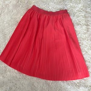 PINK PLEATED high waisted skirt XS-M